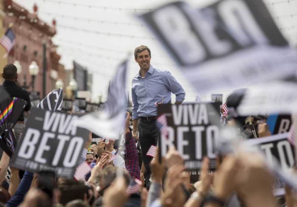 Beto O'Rourke holds his first official 2020 presidential campaign rally, Saturday, March 30, 2019, in El Paso, Texas. Photo by Ivan Pierre Aguirre